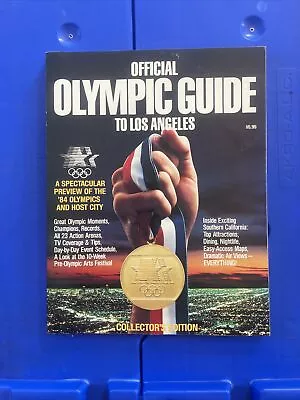 Official Olympic Guide To Los Angeles Collector's Edition (1984) • $4