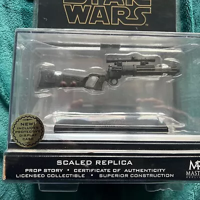 NEW STAR WARS Master Replicas Boba Fett (ROTJ) .33 Scale Blaster Replica SEALED • $120.50