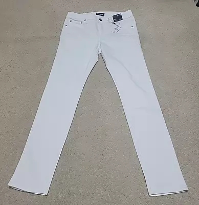 NWT-Men's Express White Skinny Jeans Size 29x32 • $34.99