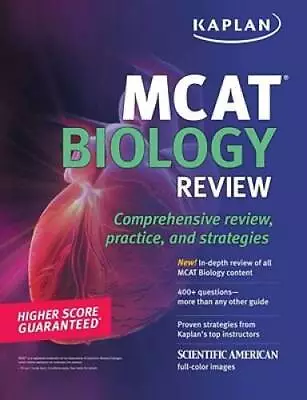 Kaplan MCAT Biology Review - Paperback By Kaplan - GOOD • $5.48