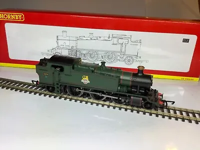 Hornby R2737 BR Green Early Emblem 2-6-2 61xx Prairie Tank Locomotive 4134 • £69.99