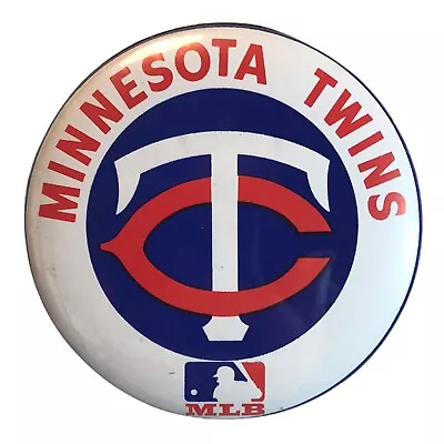 1969 1970's Era Minnesota Twins Mlb Baseball Vintage 3.5  Pin Pinback Button • $9.95