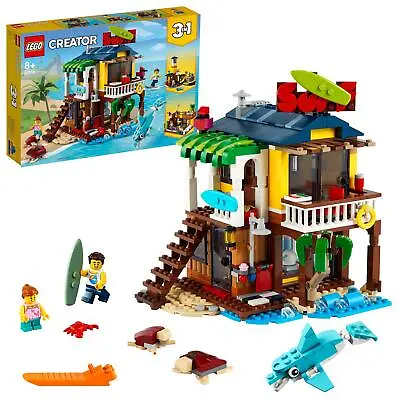 £39.37 • Buy LEGO Creator Surfer Beach House 3in1 Summer Toys Construction Set For Kids 31118