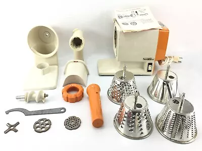 Vintage Moulinex Jeannette 244 Electric Food Processor Mincer Grater Slicer • $44.33