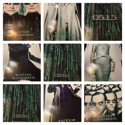 Matrix Reloaded Character & Pre Posters 10 Posters In Total 27x40 & 28x36 D/S • $150