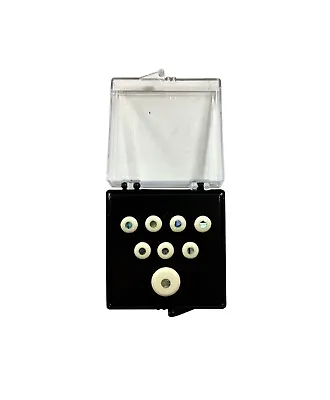 Martin Bridge Pin Set With End Pin - White With Pearl Inlay • $35.67