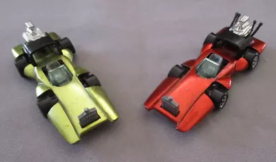 2 Vintage Topper Johnny Lightning Leapin Limo Diecast Cars Green Red/Orange • $42