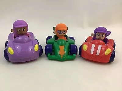 Bubble Guppies Vehicles Green Red Purple Figures Nickelodeon 2012 Fisher Price • $65.95