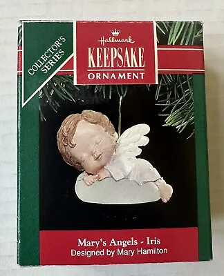 Hallmark Keepsake Ornament Mary's Angels 1991 Iris 4th Fourth #4 Series Sleeping • $14.99