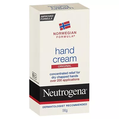 Neutrogena Norwegian Formula Hand Cream Fragrance-Free Chapped Hands 56g • $13.85