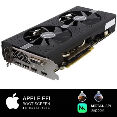 Apple Mac Pro AMD Radeon Nitro RX 570 8GB PCI-E Video Card OSX Mojave Catalina • $275