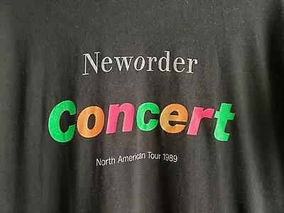 New Order L Vintage Shirt Joy Division The Cure Smiths Happy Mondays Primal Scre • $700