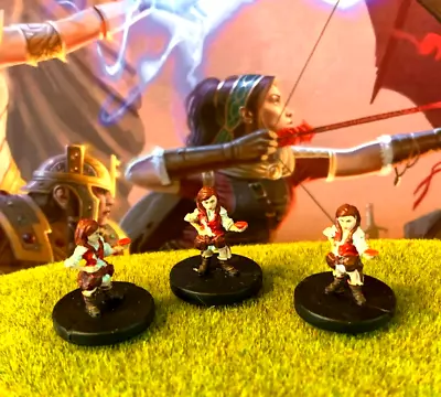 $10.71 • Buy Halfling Rogue X3 LOT D&D Miniature Dungeons Dragons Menagerie Scout Gnome Npc