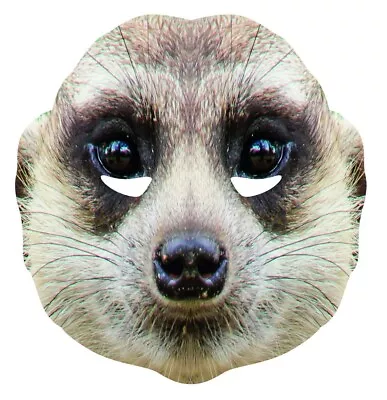 ANIMAL: MEERKAT Card A4 Mask Mask-arade Fancy Dress Up Stag Hen Night Party KIDS • £3.49