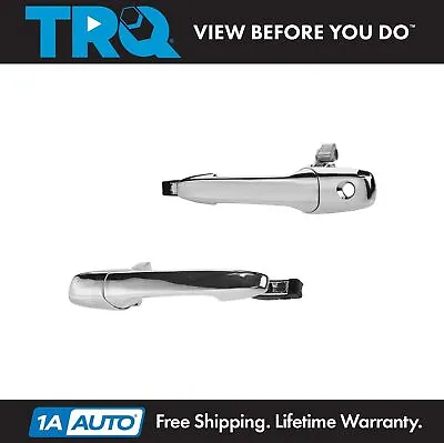 TRQ Door Handles Outside Chrome Front LH & RH Pair For Mazda 3 6 CX-7 CX-9 RX-8 • $59.95