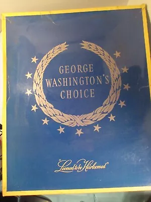 Vintage BATES George Washington's Choice SNOW WHITE  Double Bedspread • $108.98