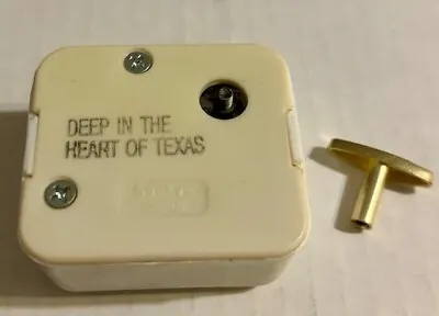 Sankyo Music Box Movements Tune Deep In The Heart Of Texas Works! OS • $9.99