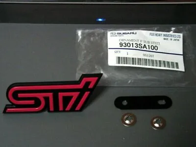 Subaru Genuine OEM STI Front Grille Emblem Badge For Forester STI 93013SA100 • $31