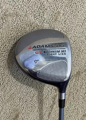 Adams Golf GT Tight Lies 363 RH 9 Degrees Regular Flex Grafalloy • $53.34