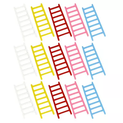  50pcs Mini Hamster Step Ladder Fairy Furniture For DIY Craft & Cake-QH • £10.89