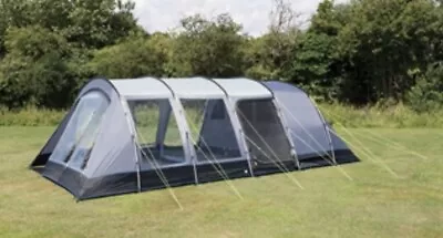 Bargain Kampa Texel 6 Man Tent With Full Carpet & Breathable Porch GroundSheet. • £180