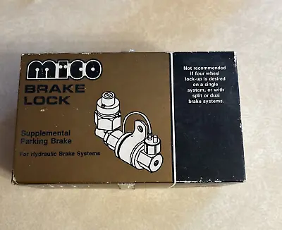 MICO 02-620-009 Brake Lock Parts NOS (NEW OLD STOCK) IN BOX But (Not A Complete) • $200