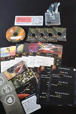 $15 • Buy FFG Star Wars X-Wing Miniatures Game: 2.0 Fang Fighter Expansion Used B