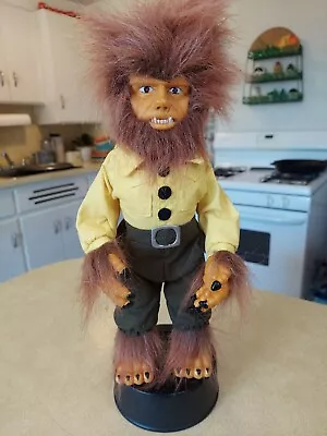 1992 Telco Universal Studios Wolfman Motionettes Animated Halloween 15  TESTED • $39.99