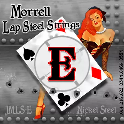 Morrell JMLS-E Nickel Steel 6-String Lap Steel Strings For E Tuning • $7.95