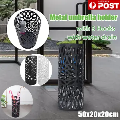 $47.89 • Buy Metal Modern Umbrella Stand Holder Black Umbrella Garden Outdoor Parasol Base P