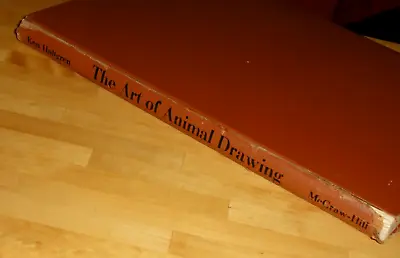 The Art Of Animal Drawing - KEN HULTGREN - McGraw Hill 1950 Hardcover Vintage • $22.50