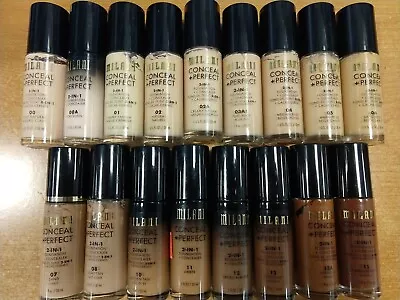 1/2/3 Pack: Milani Conceal + Perfect 2-in-1 Foundation + Concealer CHOOSE SHADE • $16.50