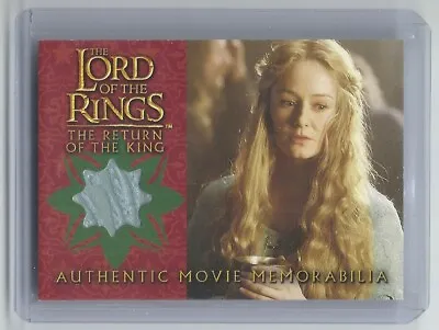 LOTR Lord Of The Rings Return Of The King Eowyn's Golden Hall Dress Costume Card • $49.99