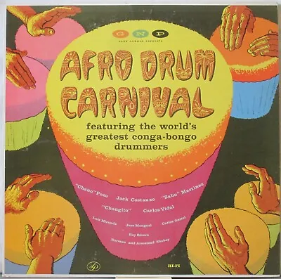 VA Afro Drum Carnival LP Conga/Bongo Drummers W/Jack Costanzo Machito Sabu Etc • $8.99