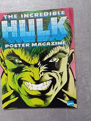 Marvel Incredible Hulk Poster Magazine 1992 - Vgc • £13