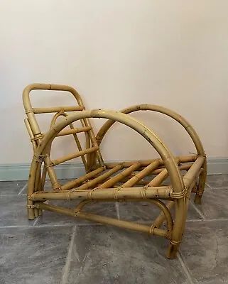 Vintage Mid-Century Rattan Arm Chair  • $400