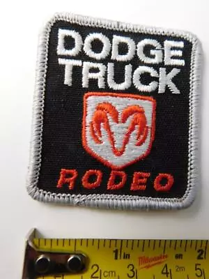 Dodge Truck Rodeo Vintage Patch Hat Badge Dealer Classic Ram Emblem Logo Nos • $15.99