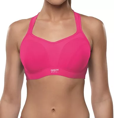 Panache 5021 Ultimate Sports / Run / Running Bra In Pink Reduces Bounce By 83% • £29.50