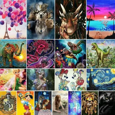 $21.93 • Buy Full Animal 5D Diamond Painting Flower Embroidery Cross Stitch Room Mural Decor