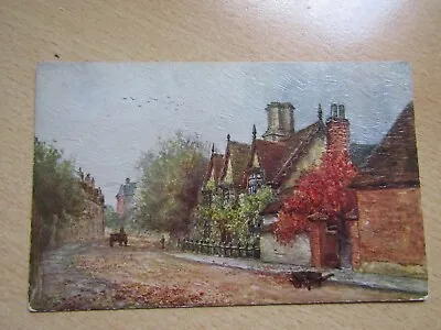 Postcard Artist WW Quatremain Halls Croft Old Town • £6.99