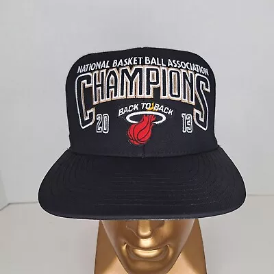 Miami Heat 2013 NBA Champions Adidas Adjustable Strapback Cap Hat • $14.98