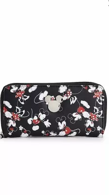 Disney's Mickey And Minnie Mouse Zip Around Wallet • $19.99