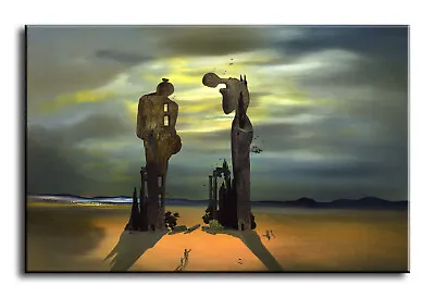 Wall Art Canvas Picture Print Of Salvador Dali Virtual Reality Framed • £15.99