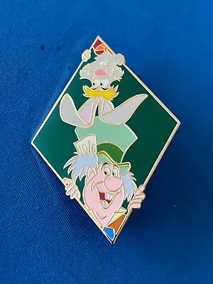 ALICE MAD HATTER Diamond   Disney Pin DA AUCTION Limited Edition HTF CUTE • $26.99