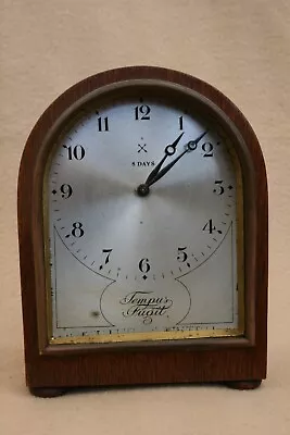 Small Vintage Oak Cased Hac Clock For Restoration • £28