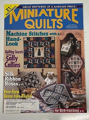 Miniature Quilts Vintage Magazines 2001 21+ Patterns Designs Back Issues • $9.99