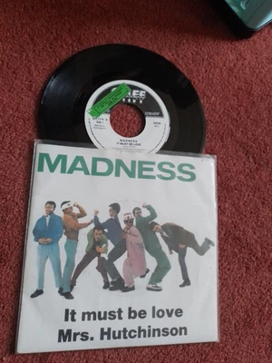 £10 • Buy Madness 'It Must Be Love' Mrs Hutchinson  7  Single 