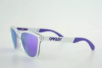 OO9428-0655 Oakley Frogskins Mix Purple Silver/Violet Polarized 55-17-140 • $82.99