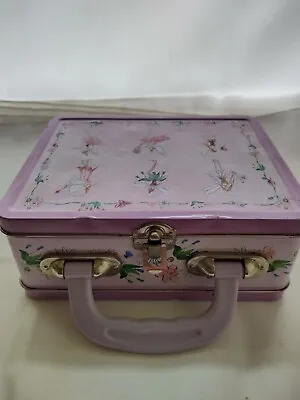 £6 • Buy Children’s Tin, Metal Fairy Design Lunchbox 7.5ins X 6ins X 3ins Good Condition 