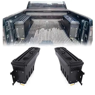 For Ford Ranger PX2 PX3 2015-2022 Wildtrak Black Secure Swing Case Tool Box Pair • $455.95